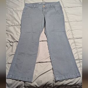 OLD NAVY women's Navy Blue Colored Khaki Pants Size 14 Petite